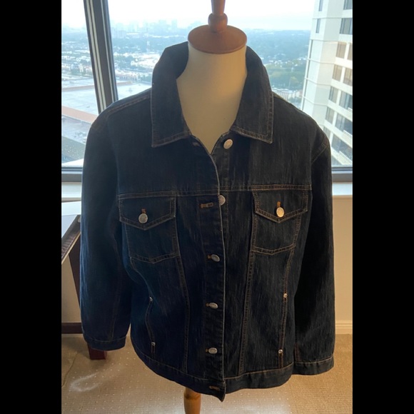 chicos blue jean jacket